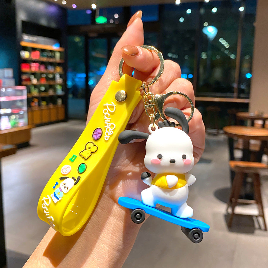 Wholesale Cartoon PVC Soft Glue Cute Keychain ACCVIP-KC-GongZ029