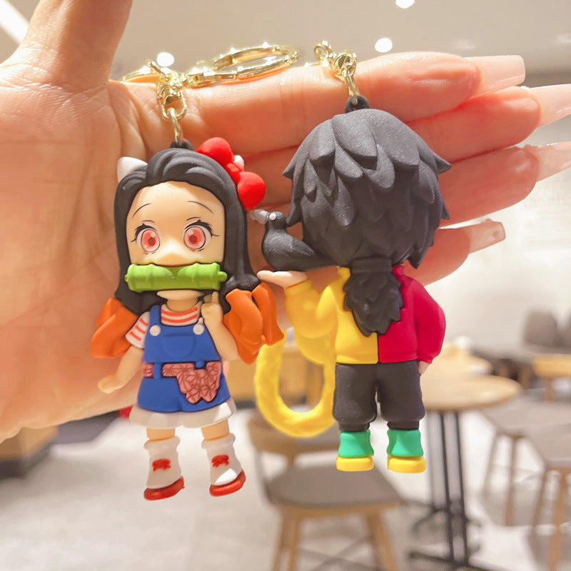 Wholesale Cartoon Silicone Keychain ACC-KC-JuCai003