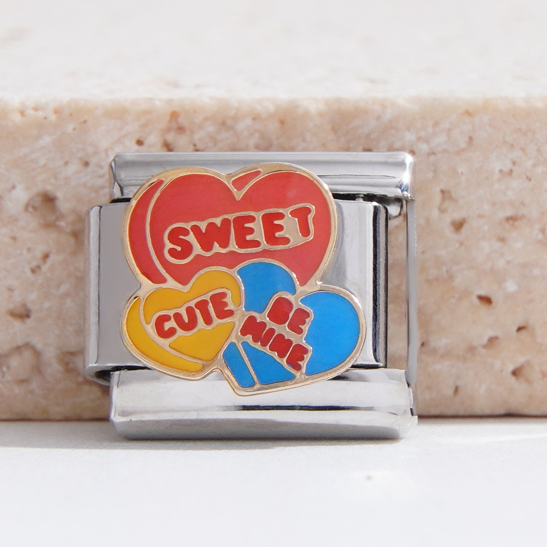 Wholesale Italian Charm Bracelet 9mm DIY Splicing Creative Pattern Stainless Steel Composable Bracelet