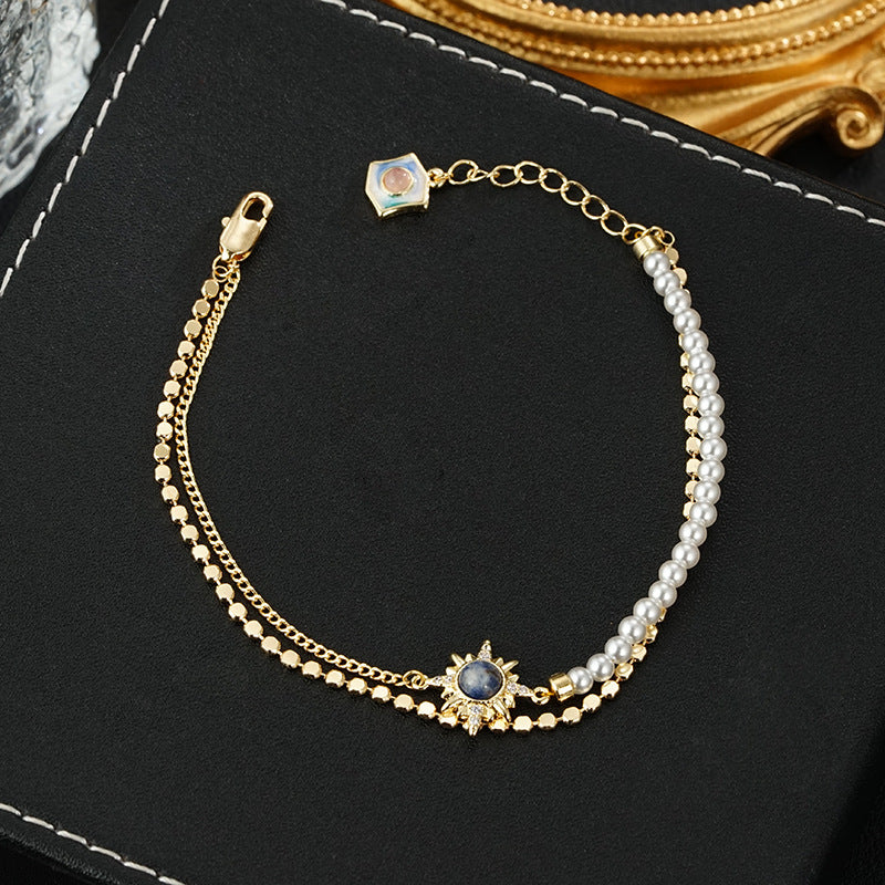 Wholesale Classic Double Layer Stacked Wear Bamang  Bracelet