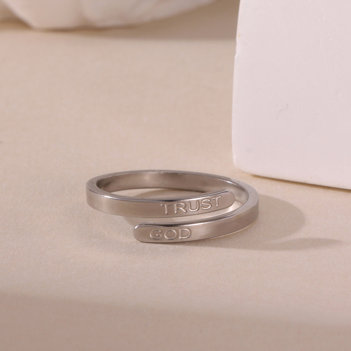 Wholesale 18K gold stainless steel ring