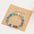 Wholesale  Twelve Constellation Color Natural Stone Crystal Paper Card Mixed Color Beaded Bracelet