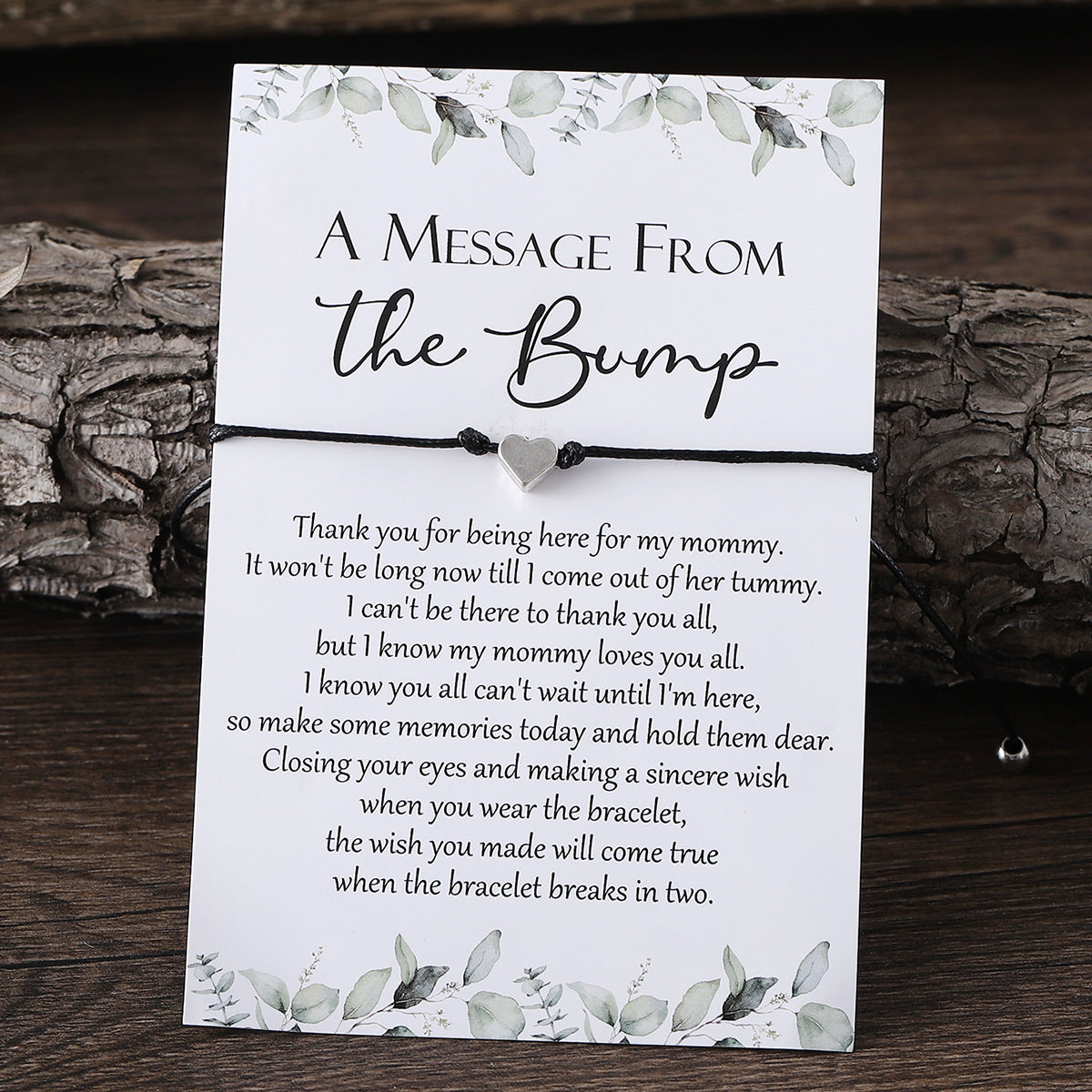 Wholesale Love Star Shape Bee Braided Bracelet Blessing Card Bracelet