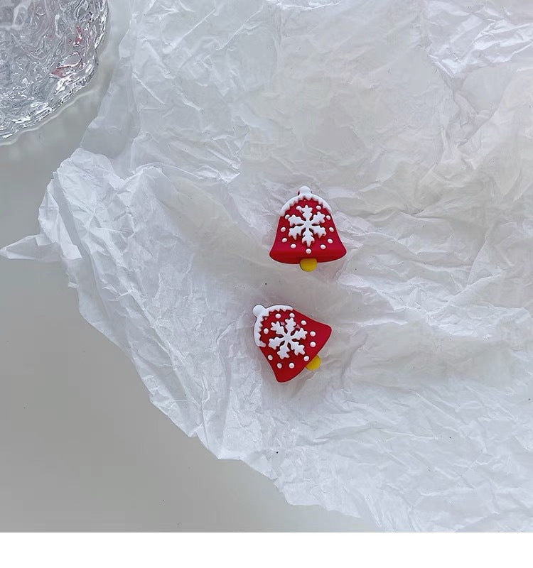 Wholesale Christmas Santa Claus Elk Ear Studs Clip Earrings ACC-ES-Yijia002