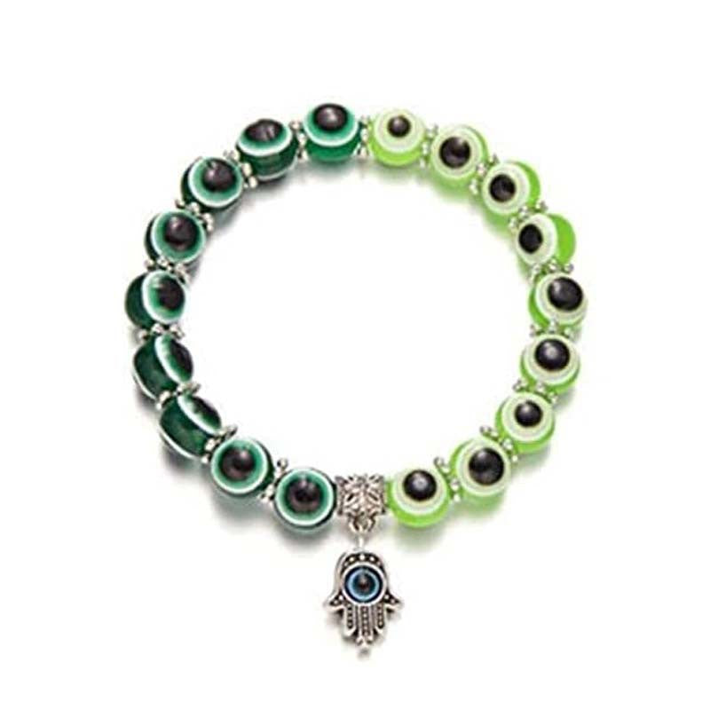 Wholesale Resin Ball Devil's Eye Bead Bracelet ACC-BT-Yunh002