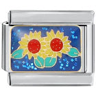 Wholesale 10pcs  Italian Charm Bracelet 9mm DIY Splicing Removable Flower Lipstick Series Stainless Steel Composable Bracelet