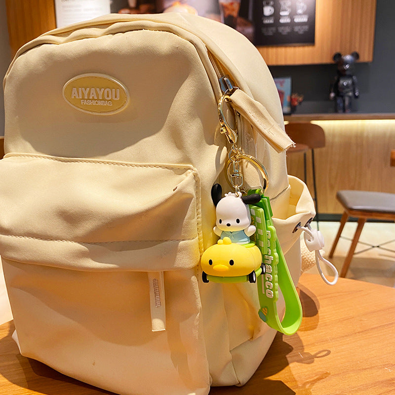 Wholesale Cartoon Cute Silicone Keychains ACCVIP-KC-HongLei002