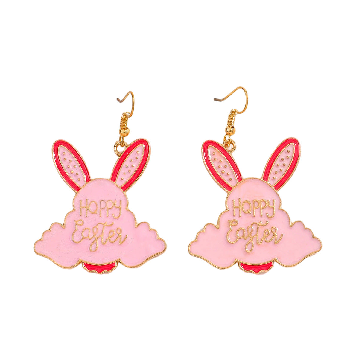 Wholesale Alloy Easter Bunny Carrot Tassel Earrings