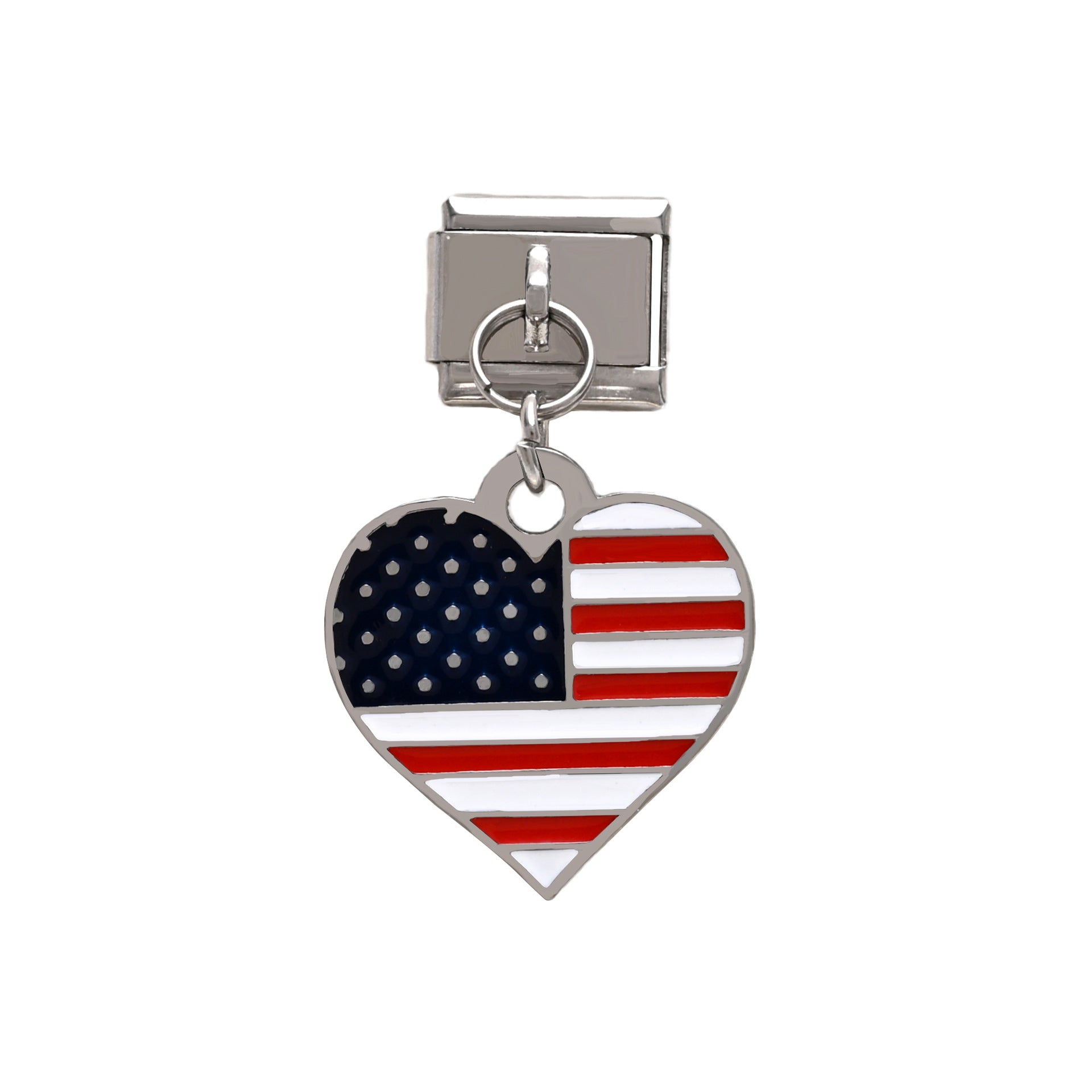 Wholesale 5pcs/ pack  9mm Italian Charm Starter Bracelets DIY square Single Section Creative Stainless Steel Composable Bracelet