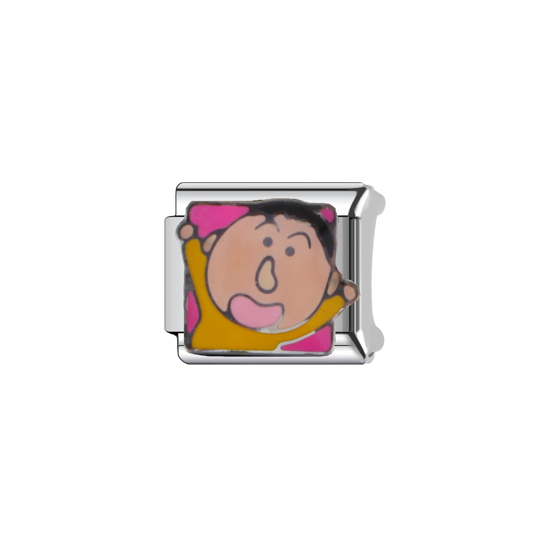 Wholesale  9mm Italian Charm Starter Bracelets DIY square Single Section Creative Stainless Steel Composable Bracelet