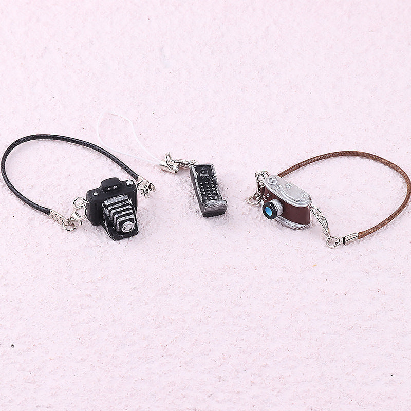 Wholesale Cute cartoon mini retro camera doll accessory