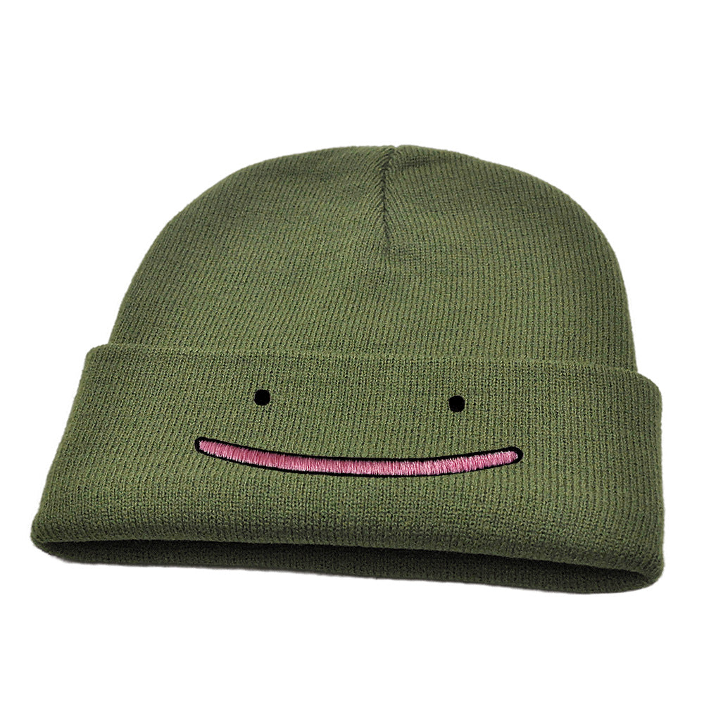 Wholesale cartoon cute embroidered beanie hat