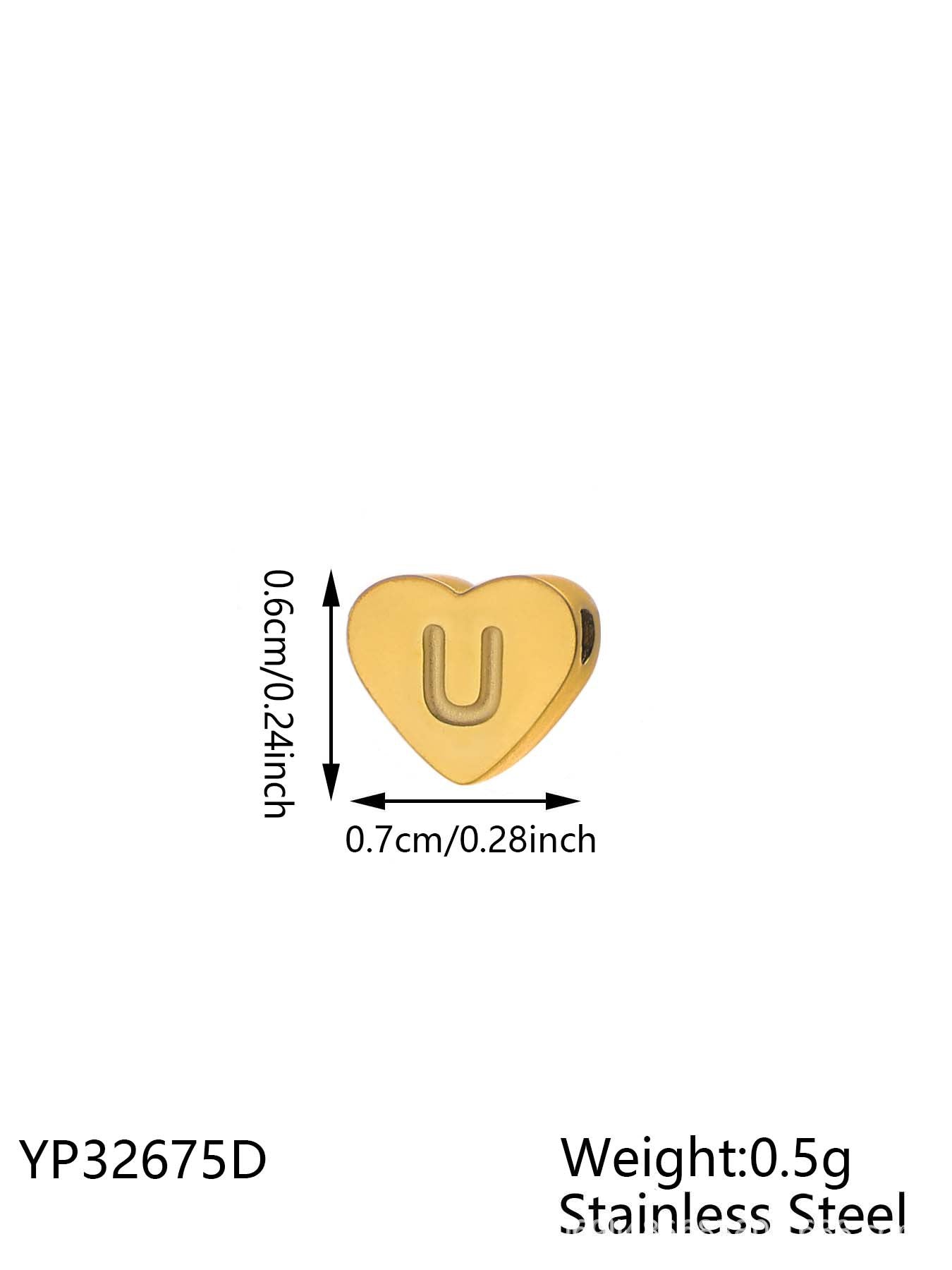 Wholesale  love English letter stainless steel pendant