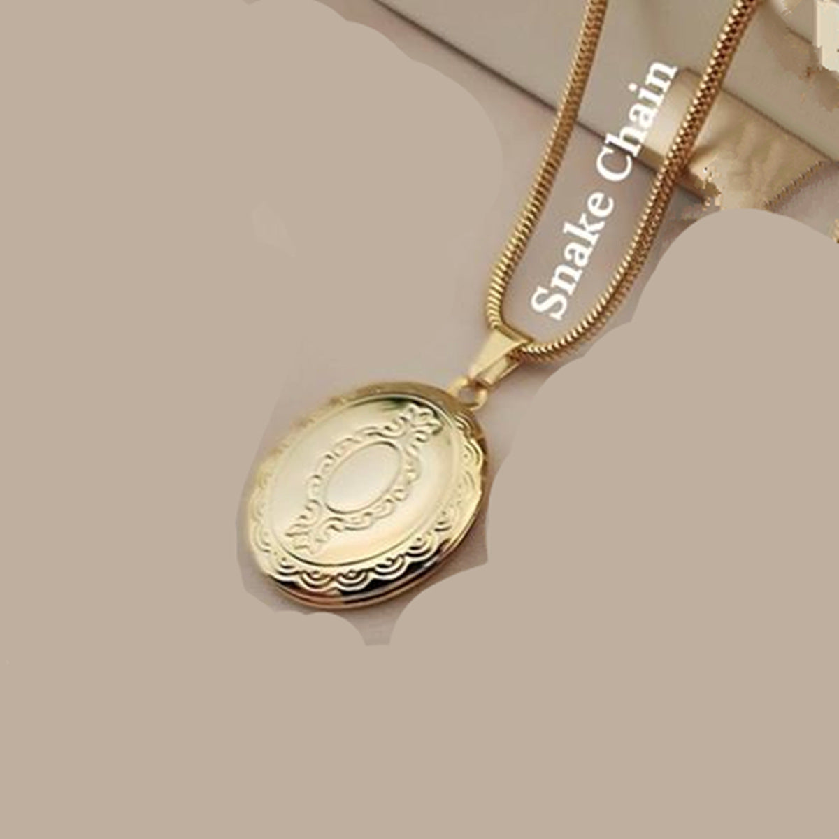 Wholesale  stainless steel love box shell oval necklace