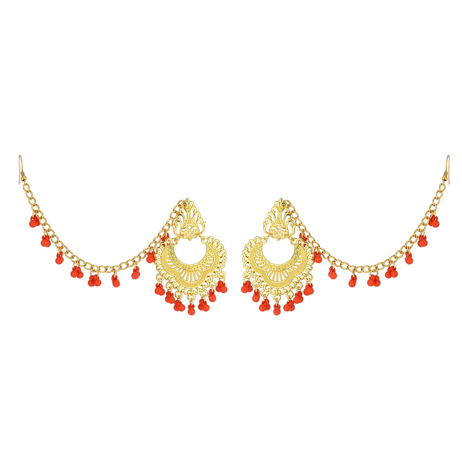 Wholesale Vintage Bohemian Tassel Earrings Gold Alloy Geometric Jewelry Accessory for Party Wear