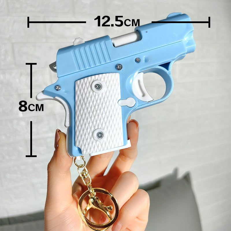 Wholesale Plastic Mini Carrot Gun Keychain ACC-KC-Shuot010