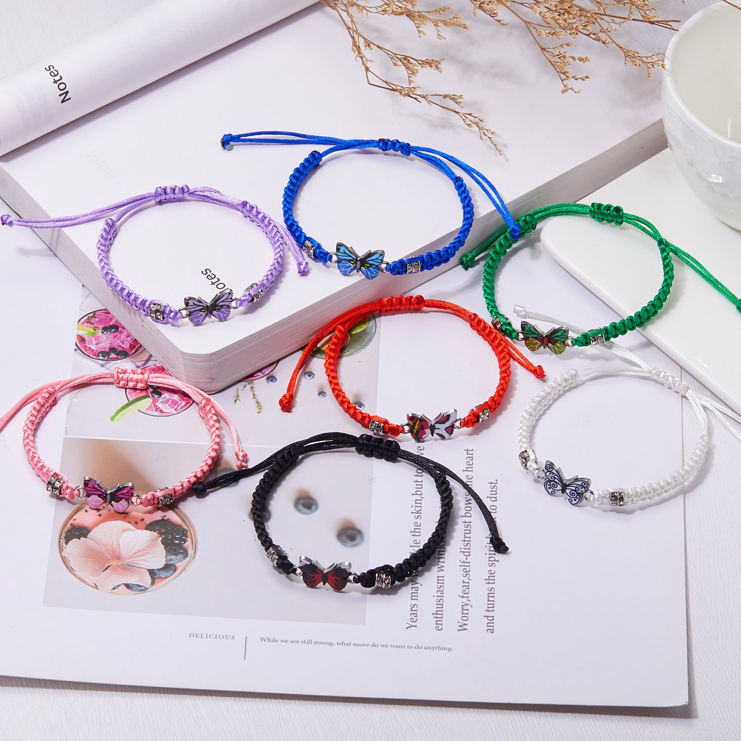 Wholesale Hand Knitted Couple Butterfly Bracelet Miyuki ACC-BT-Bayue003