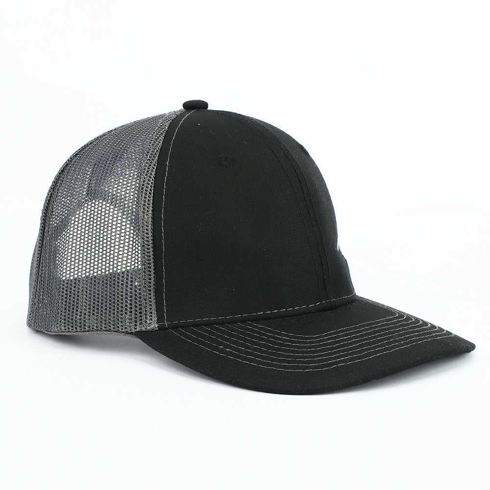 Wholesale Embroidered Hill Breathable Mesh Hat Flat Brim Hat Baseball Cap ACC-HT-RongZhao016