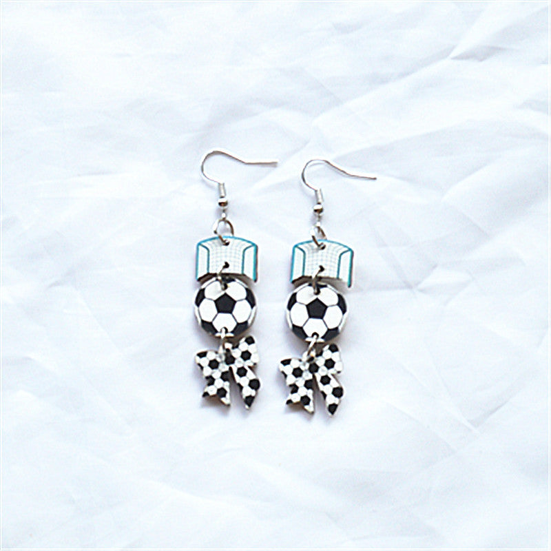 Wholesale sports series earrings