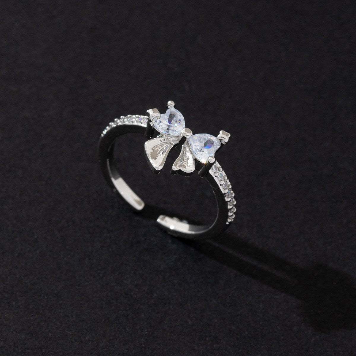 Wholesale Cold Style Vintage Cross Hollow Zircon Open Ring Chic Fashion Accessory For Everyday Wear