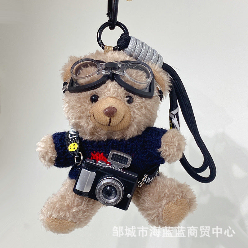 Wholesale  Heart Blush Cat Plush Keychain