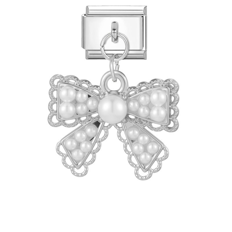 Wholesale Stainless Steel DIY Pendant Butterfly Moon Star Trendy Fashion Accessory for Boutique Resale