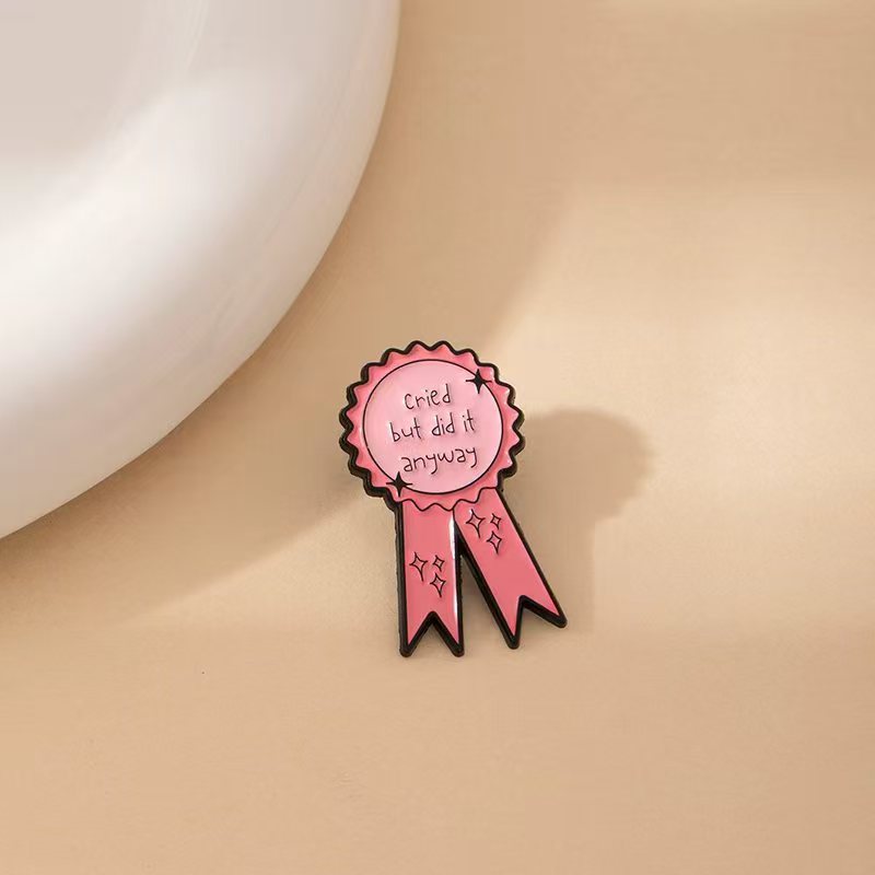 Wholesale Brooch Cartoon Alloy Badge Creative English Letter Jewelry Medals
