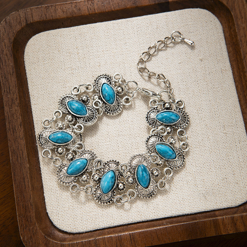 Wholesale Bohemian Turquoise Bracelet,  Stylish Jewelry Accessory for Boutique Resale or Gift