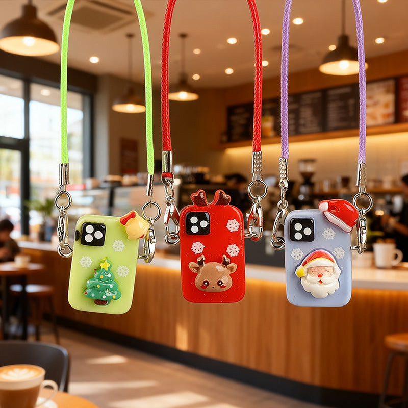 Wholesale Christmas-themed crossbody mini cartoon doll ornaments