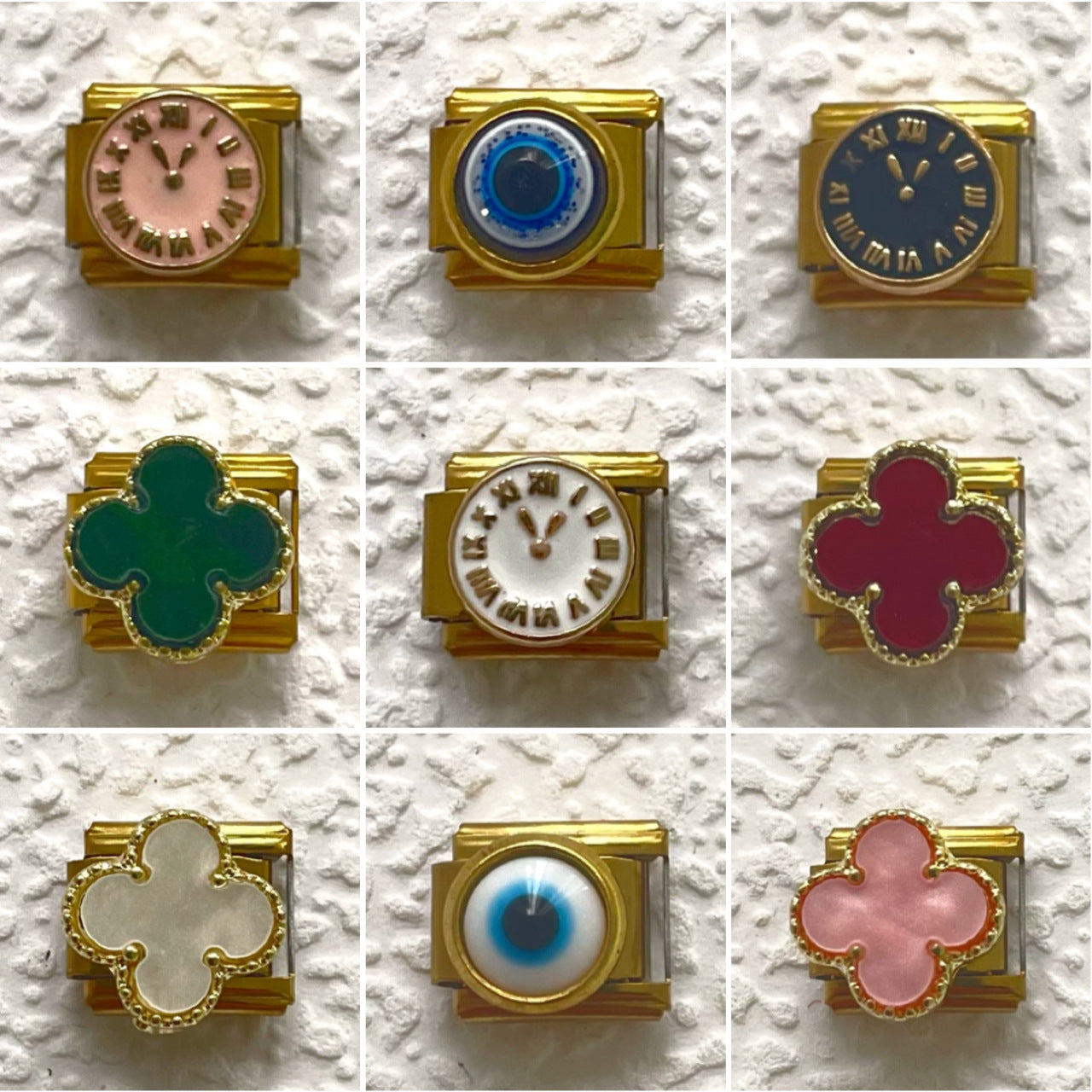Wholesale Italian Style Modular Bracelet Golden Base Cute Fashion Accessory for Everyday Wear