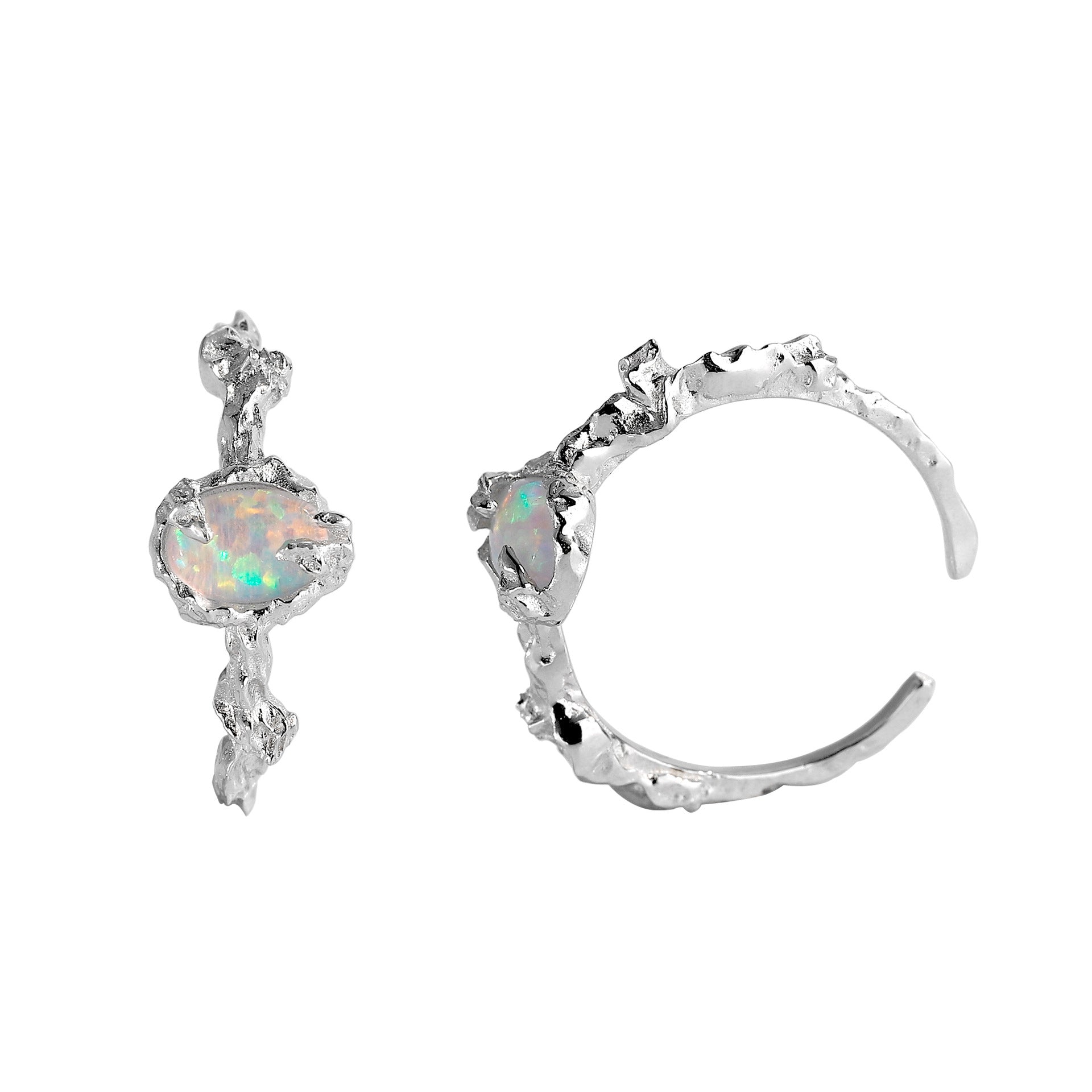 Wholesale Light Luxury  Sterling Silver Opal Ring