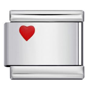 Wholesale Italian Charm Bracelet 9mm DIY Splicing Removable Heart Pattern Stainless Steel Composable Bracelet