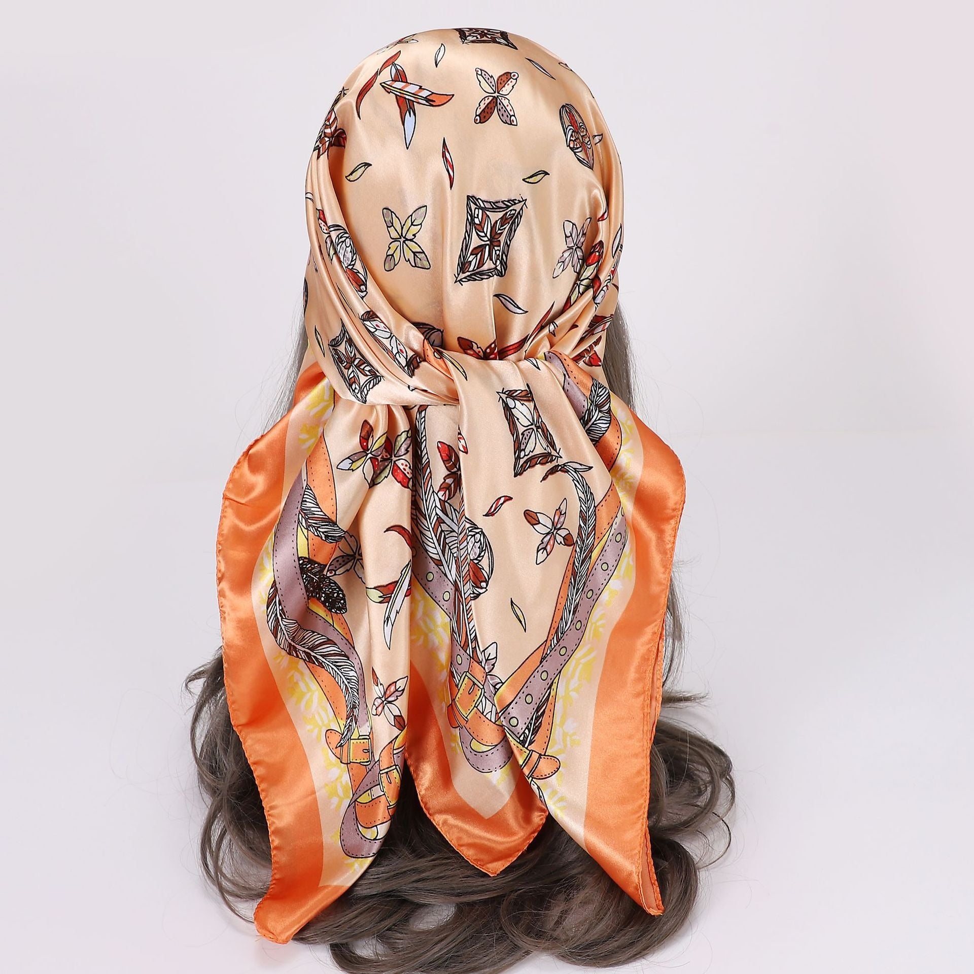 Wholesale 90* 90CM square scarf silk scarf