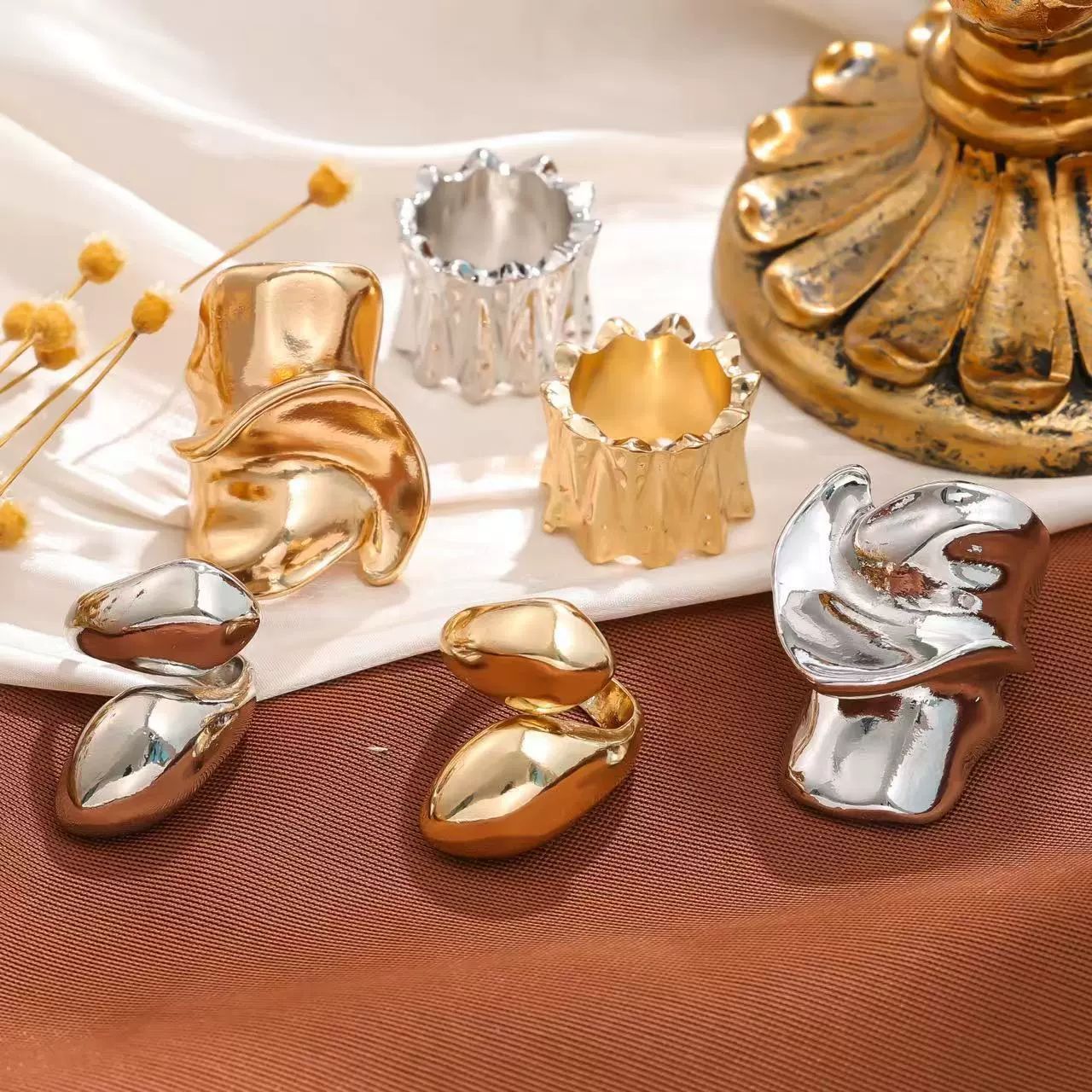Wholesale Zinc alloy lovers  open ring