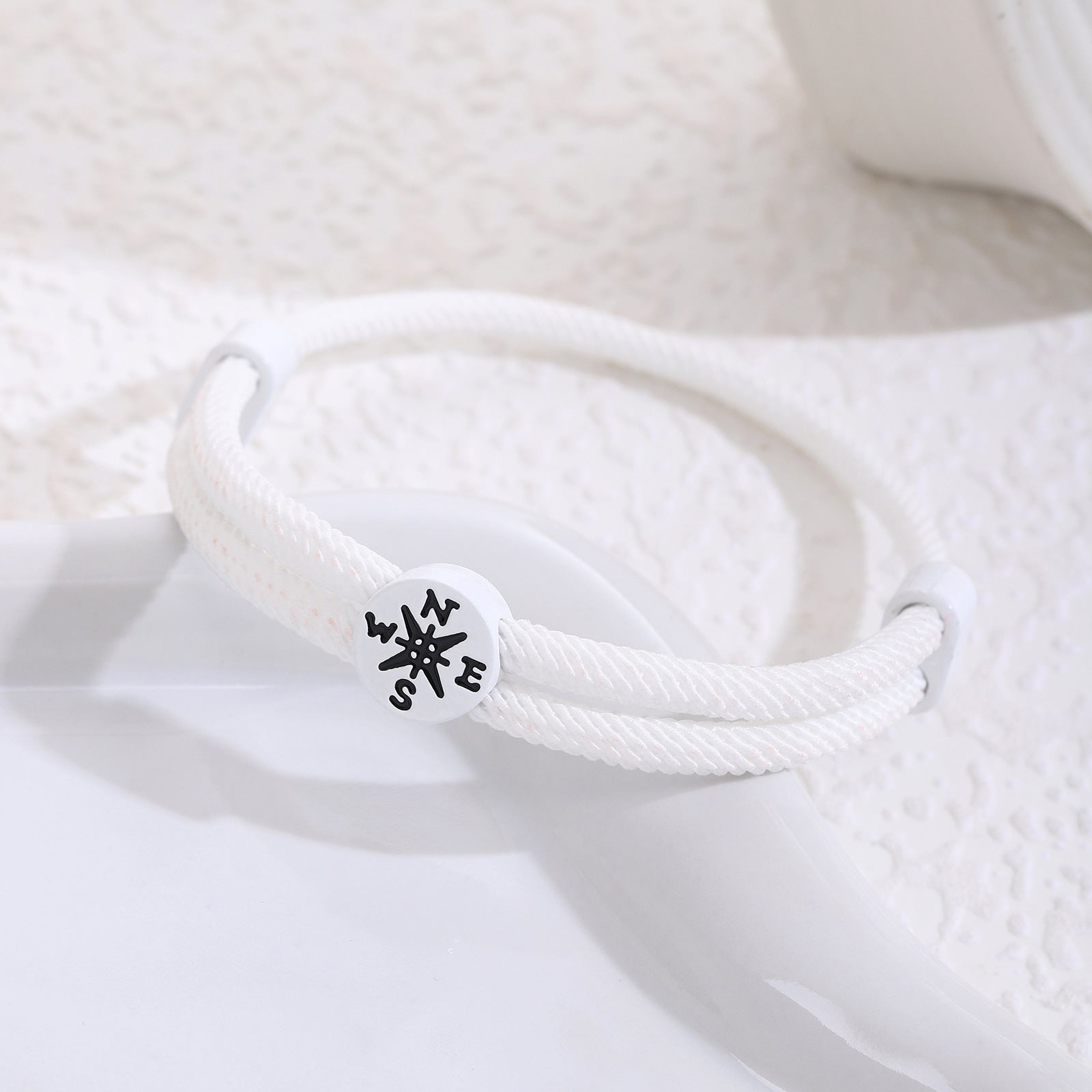 Großhandel Abschlusssaison Inspirierende Kompassgewebe Seilseilarmband