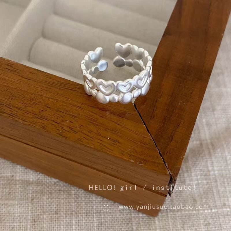 Wholesale Red  Cute Bow Love  Alloy Ring