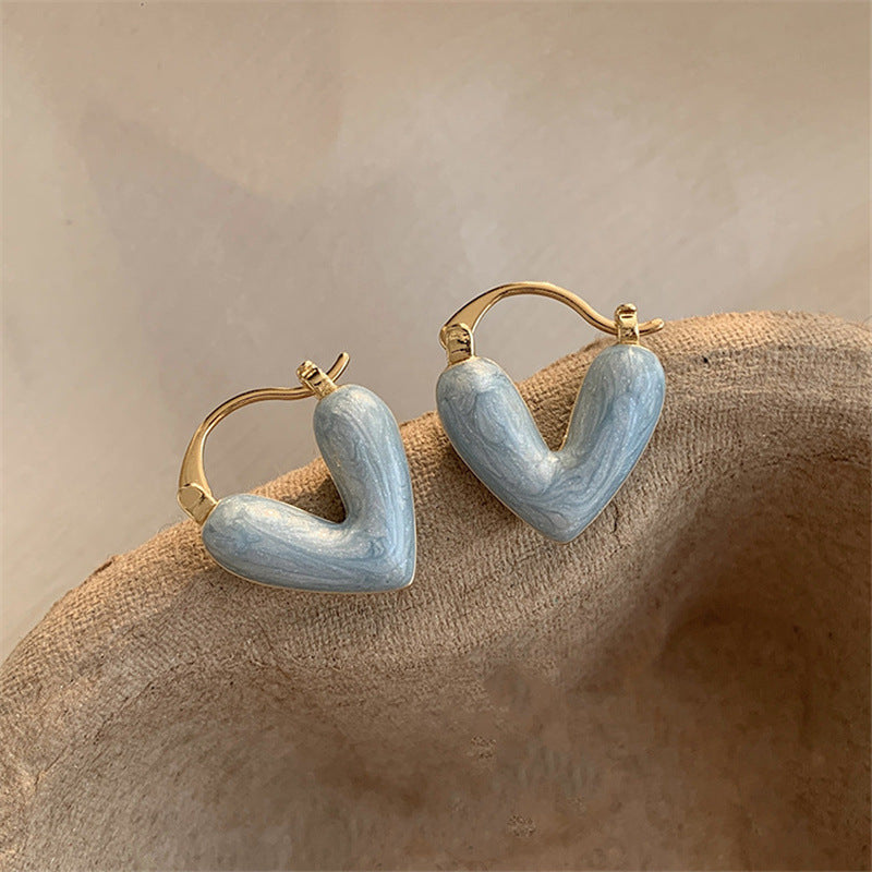 Wholesale love luxury metalearrings