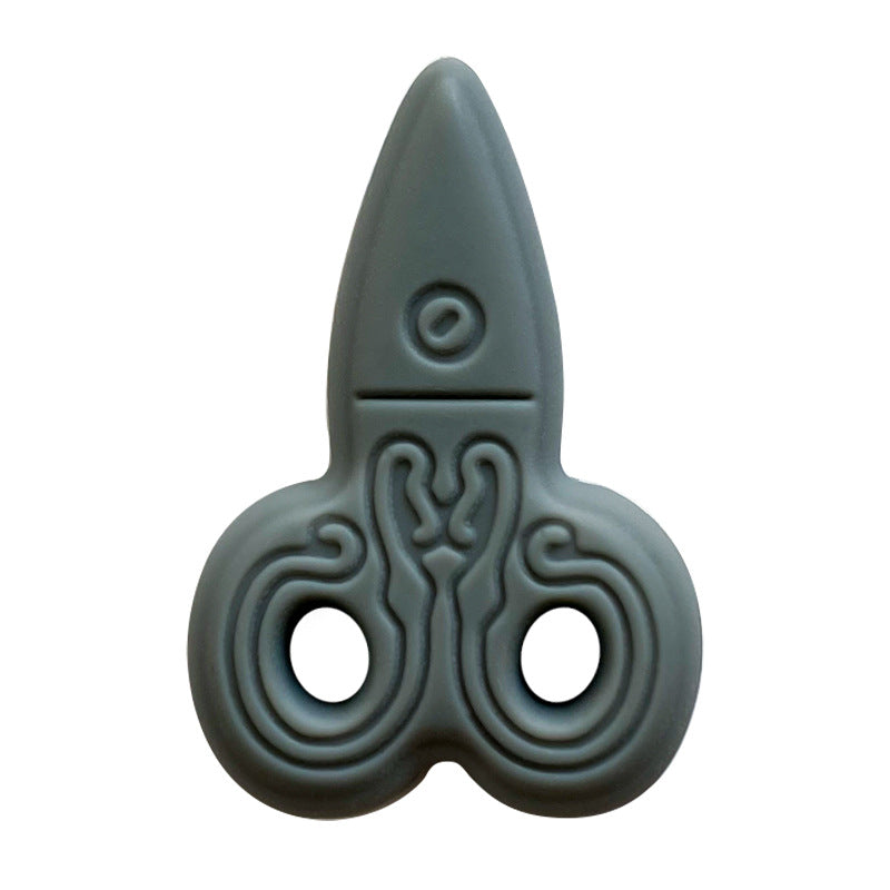 Wholesale of 10PCS Creative Scissors Food Grade Silicone Beads ACC-BDS-WDX038