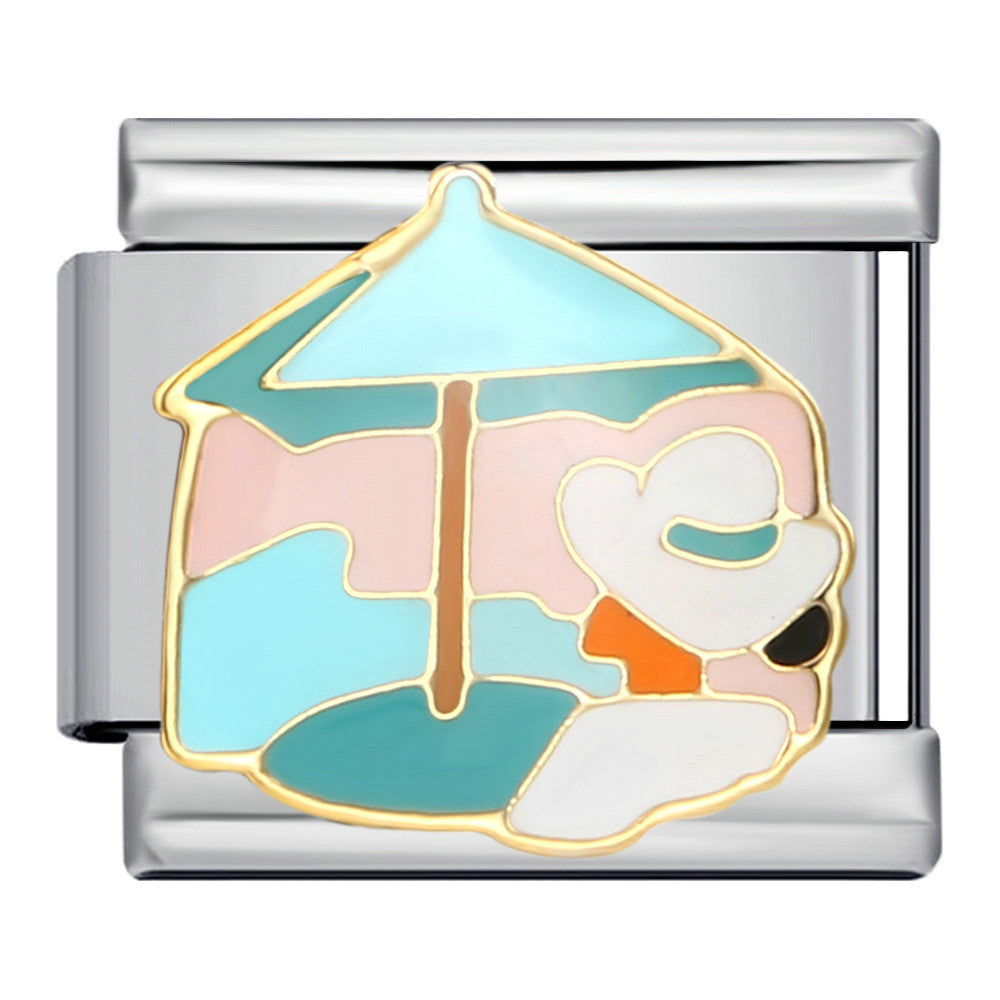 Wholesale Italian Charm Bracelet 9mm DIY Splicing Removable Stainless Steel Composable Bracelet