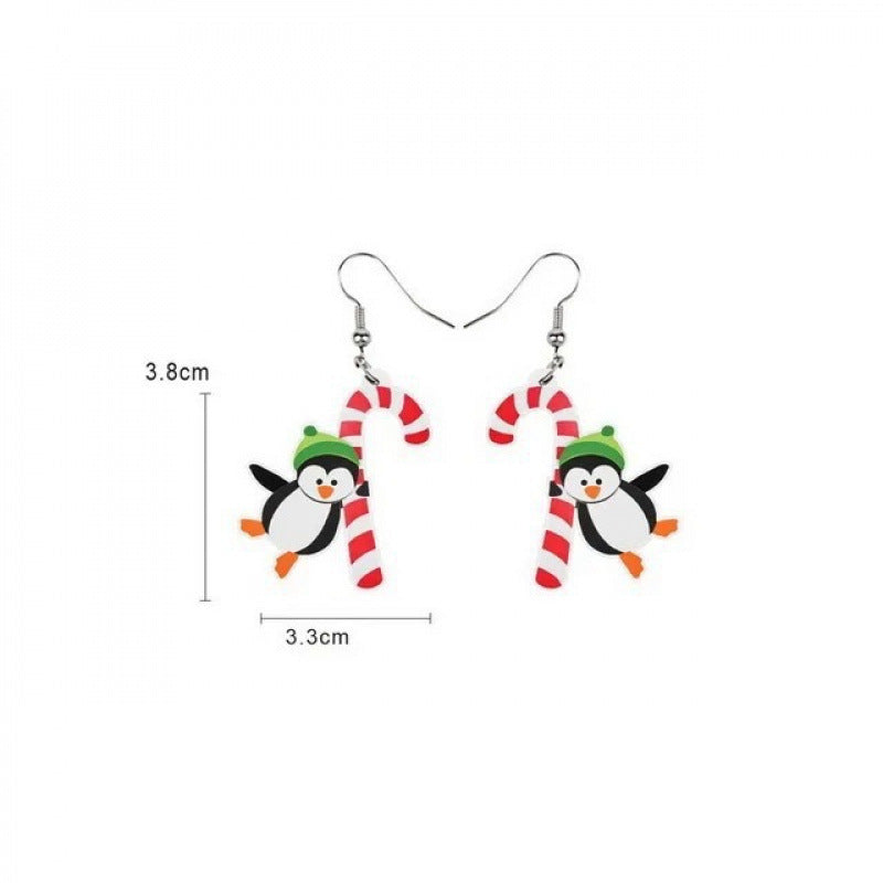 Wholesale Christmas  Acrylic Flat  Earrings