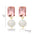 Wholesale colorful pearl pendant exaggerated exquisite earrings