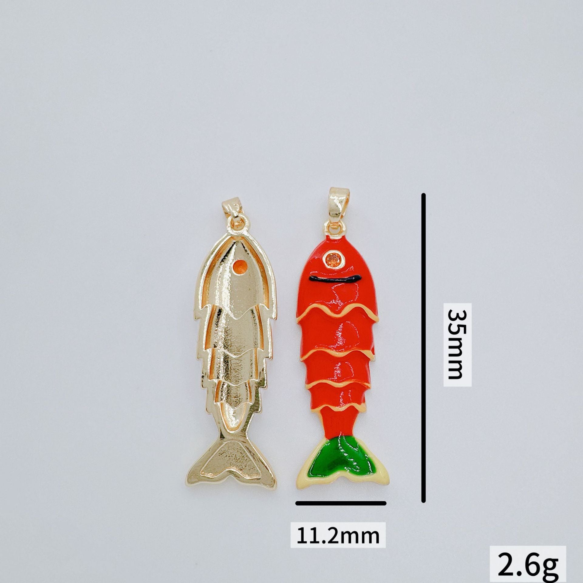 Wholesale Ocean Themed Copper Electroplated Necklace Pendant for Women Boutique