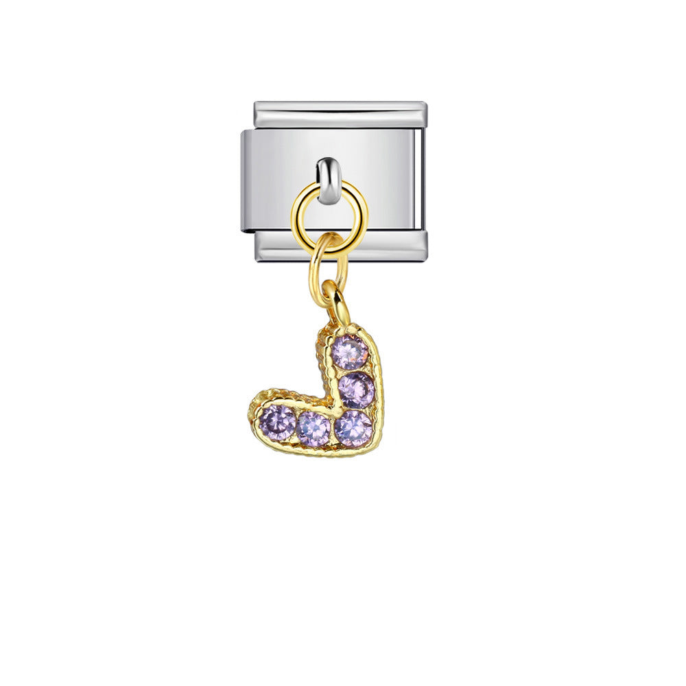 Wholesale Pendant Modular Bracelet Stainless Steel Fashion Accessoryv