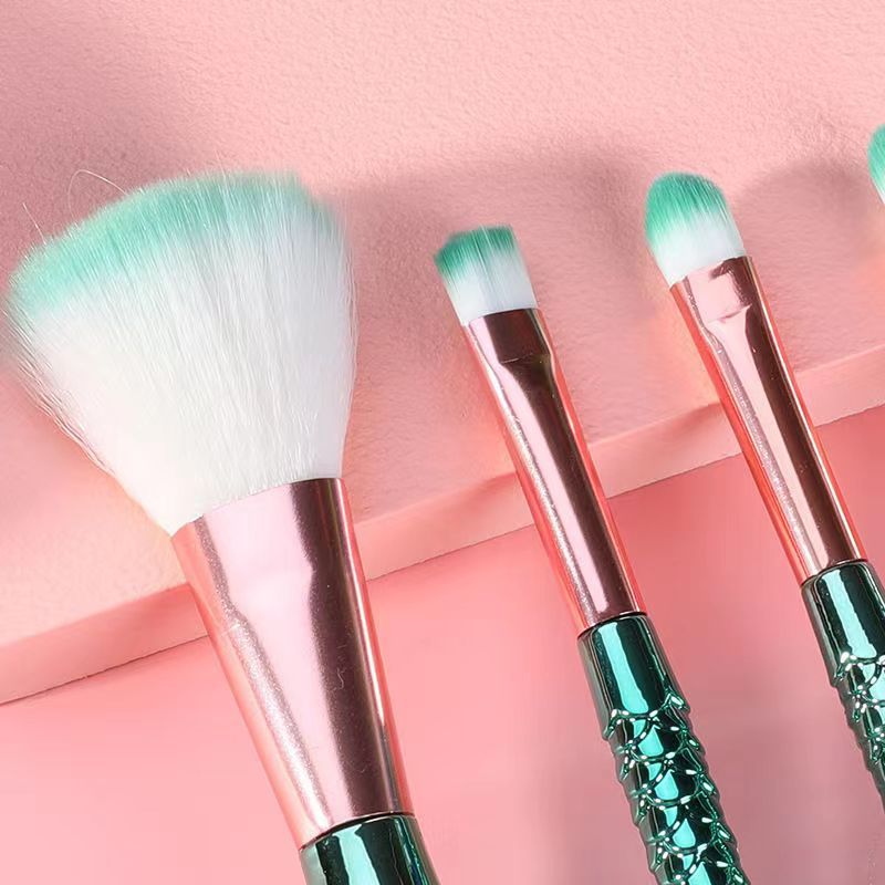 Wholesale 4pcs/set  Mermaid Makeup Brushes ACC-MB-Ruij004