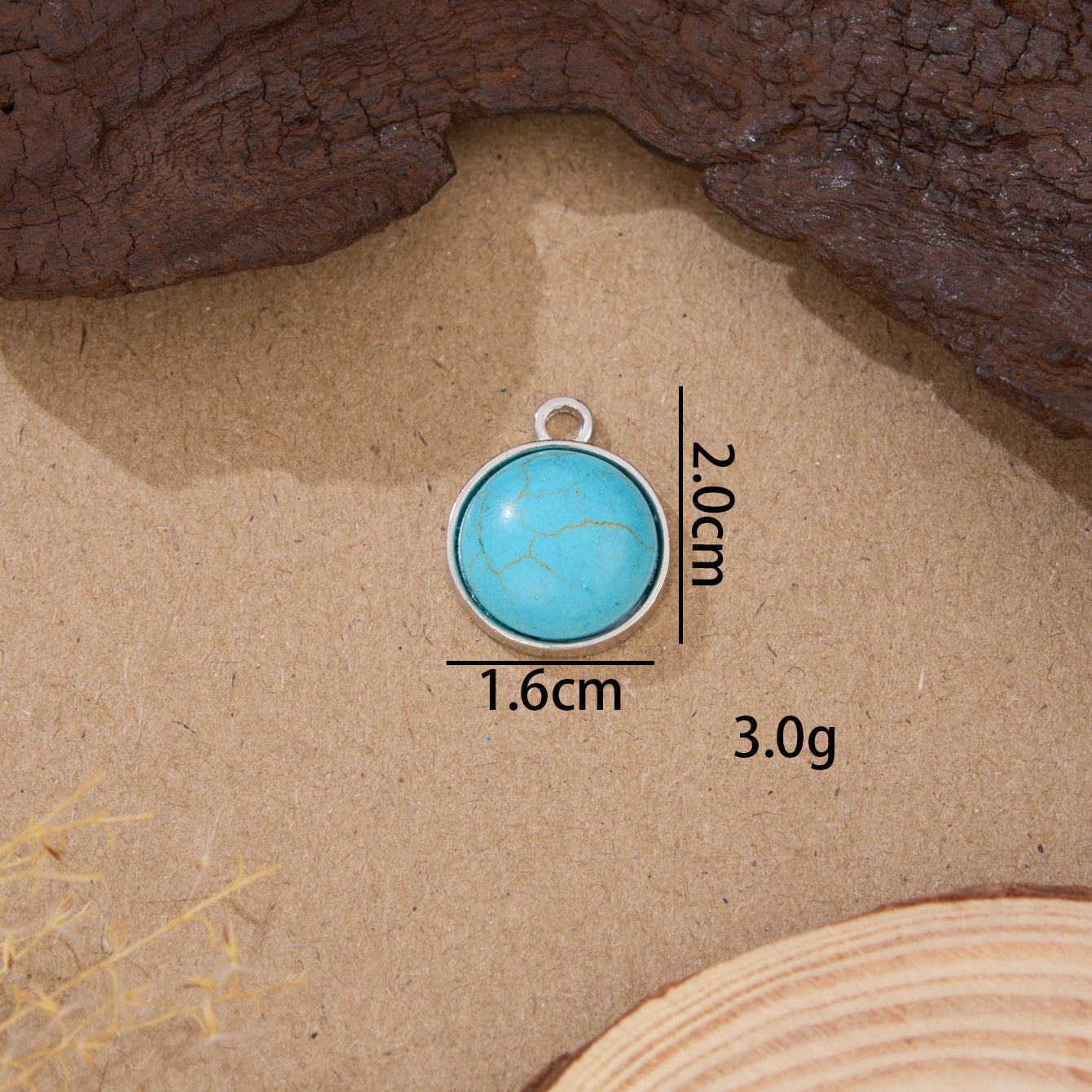 Wholesale Vintage Bohemian Turquoise Inlaid Jewelry DIY Accessories