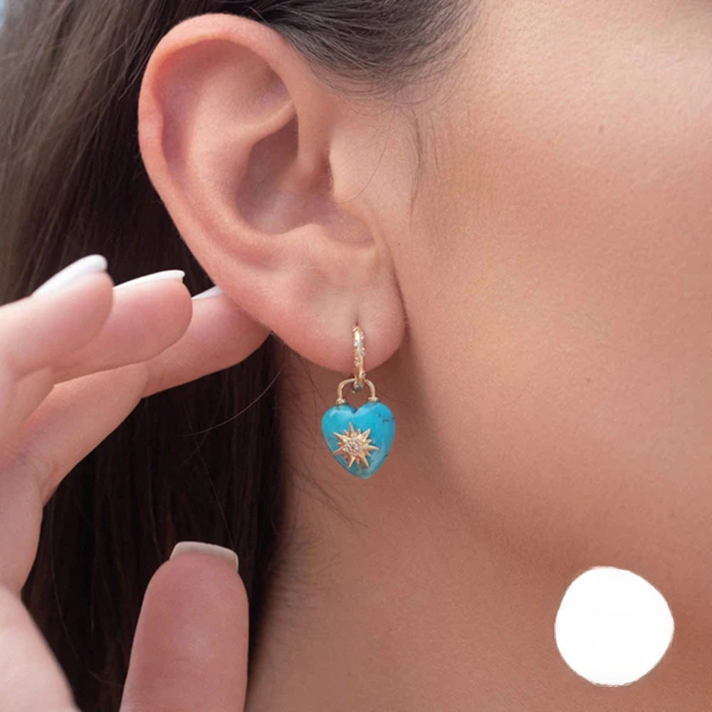 Wholesale S925 sterling silver curved wave two-tone diamond earrings