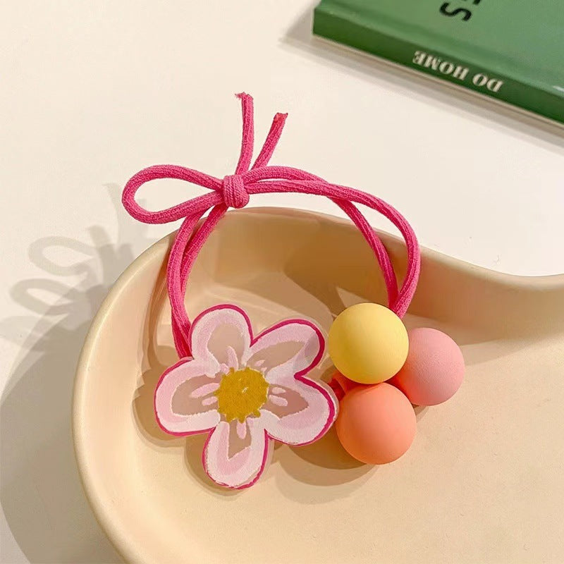 Wholesale 10pcs Cartoon Cute Clay Hair Ties Kids Hair Scrunchies ACC-HS-Huidi012