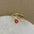 Wholesale  Red Oil Drop Flower Opening Ring