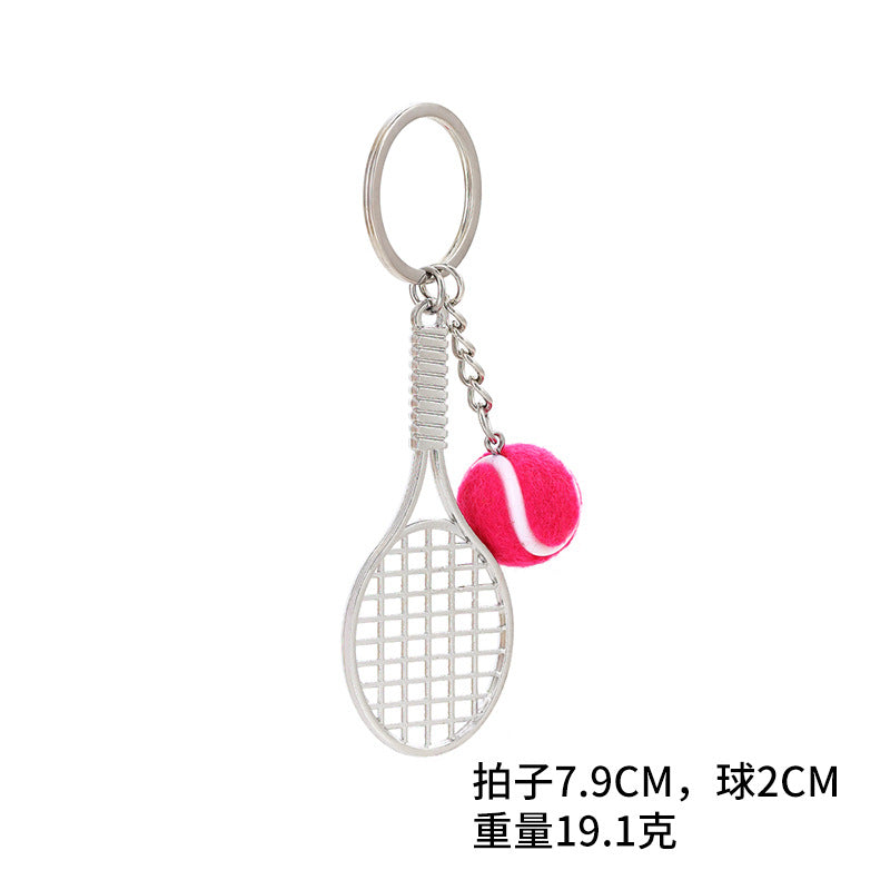 Wholesale Sports creative gifts tennis keychains