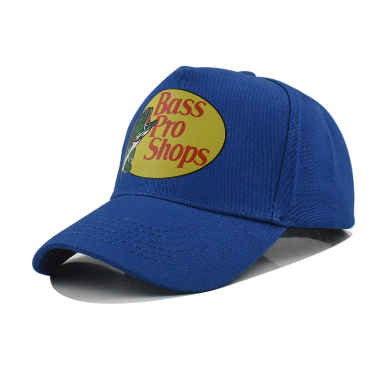 Wholesale Solid color printed outdoor fishing sun protection men' s baseball cap hat